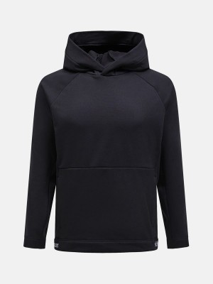 Peak Performance Rider Tech Men's Hoodie Black | ALV58-800