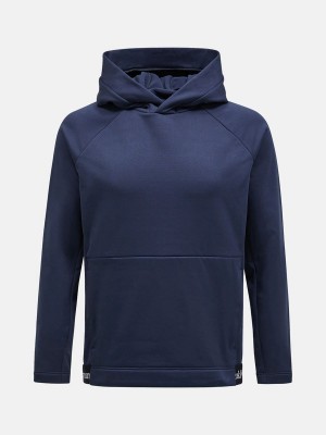 Peak Performance Rider Tech Men's Hoodie Navy | WLC56-750