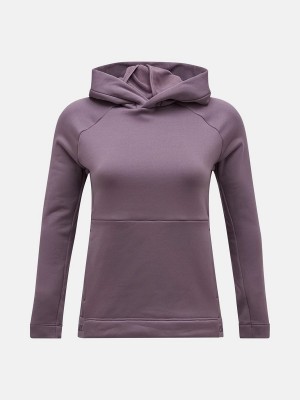 Peak Performance Rider Tech Women's Hoodie Purple | QDS39-601