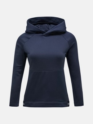 Peak Performance Rider Tech Women's Hoodie Navy | SJA81-847