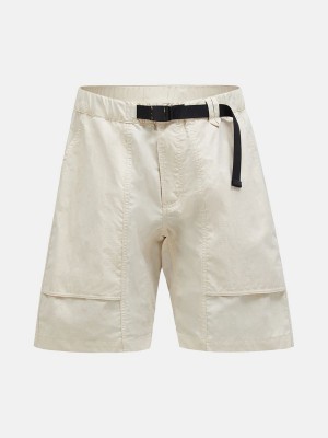 Peak Performance Ripstop Men's Shorts Beige | LQI44-863