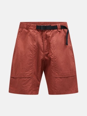 Peak Performance Ripstop Men's Shorts Burgundy | HSY14-241