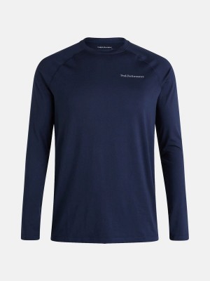 Peak Performance Spirit Crew Men's Top Navy | ATS57-735