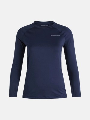 Peak Performance Spirit Crew Women's Top Navy | IAI87-901