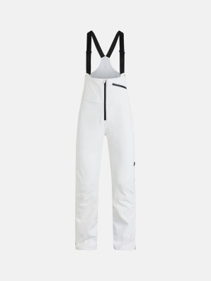 Peak Performance Stretch Bib Women's Ski Pants White | PHZ49-658