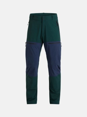 Peak Performance Stretch Trek Men's Ski Pants Green / Navy | XWI13-860