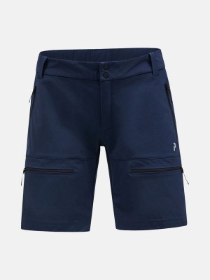 Peak Performance Stretch Trek Women's Shorts Navy | AET52-459