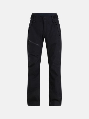 Peak Performance Vertical Gore-Tex 3L Women's Ski Pants Black | MAL48-093