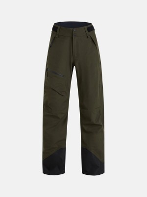 Peak Performance Vertical Gore-Tex 3L Women's Ski Pants Green | RUG64-764