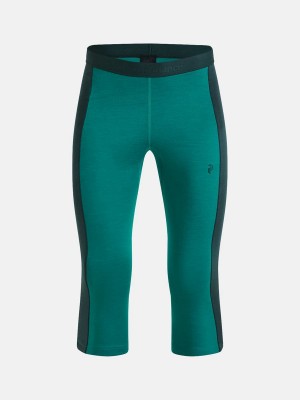 Peak Performance Vertical Mid Women's Leggings Green / Green | KXX86-198