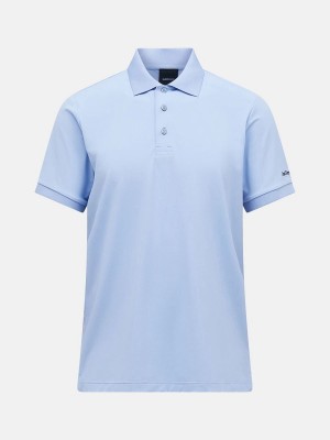 Peak Performance Vespar Men's Polo Shirt Blue | BSK50-546