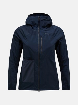 Peak Performance Vislight Alpha Women's Ski Jacket Navy | UBI50-591