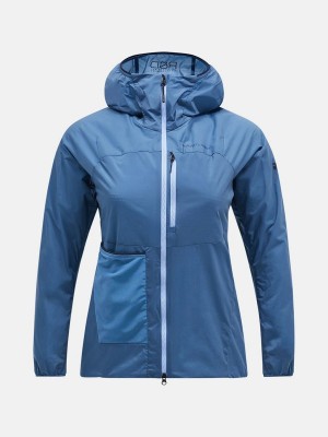 Peak Performance Vislight Alpha Women's Ski Jacket Blue | ZXM43-467