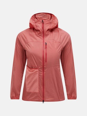 Peak Performance Vislight Alpha Women's Ski Jacket Pink | SAY03-916