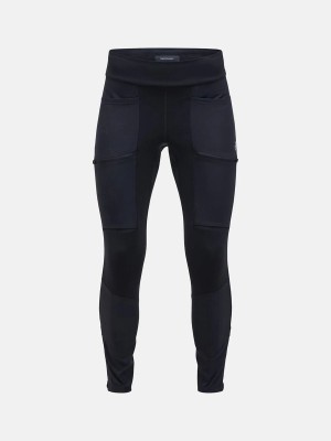 Peak Performance Vislight Track Women's Leggings Black | DHJ11-476