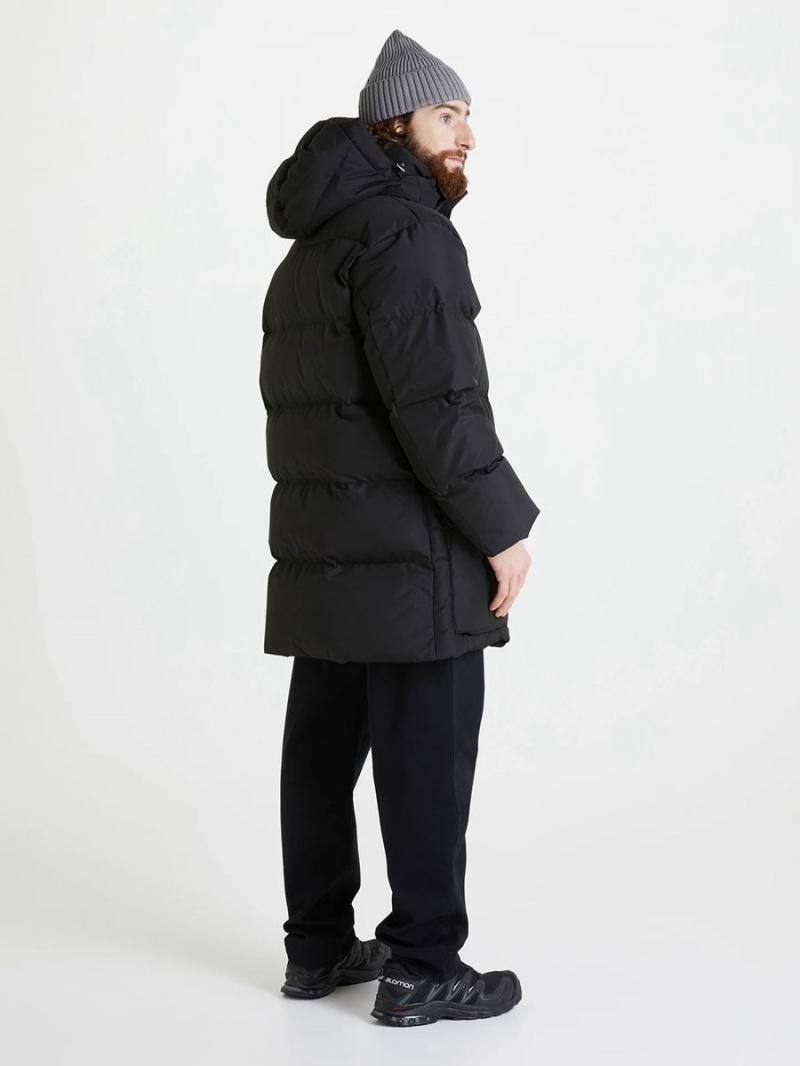 Peak Performance 2L Parka Men's Down Jacket Black | KNA08-008