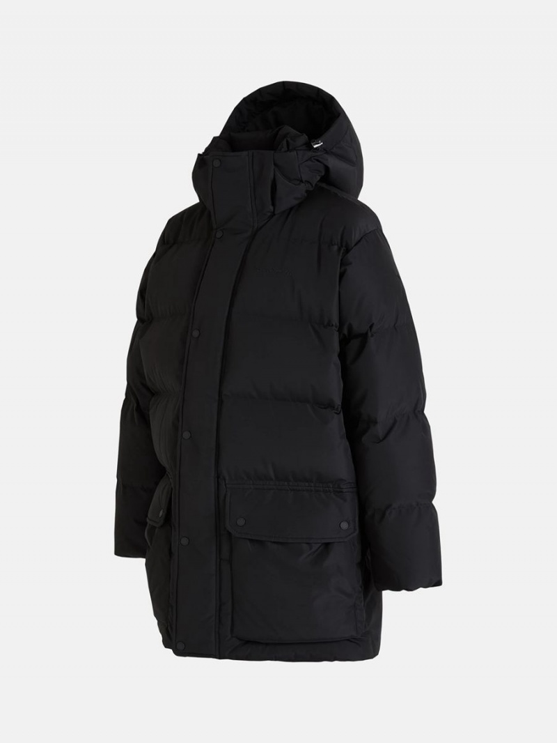 Peak Performance 2L Parka Men's Down Jacket Black | KNA08-008