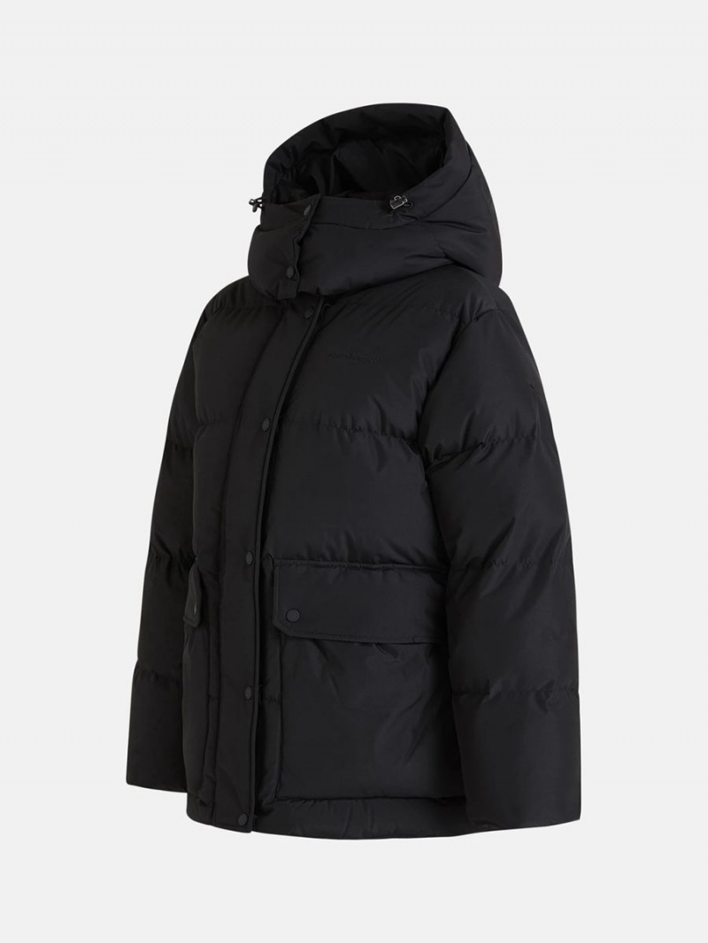 Peak Performance 2L Parka Women's Down Jacket Black | FKA79-711