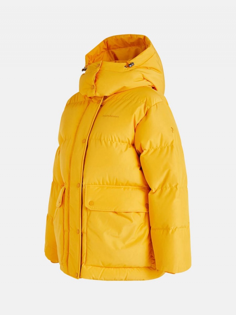 Peak Performance 2L Parka Women's Down Jacket Gold | HRG24-699