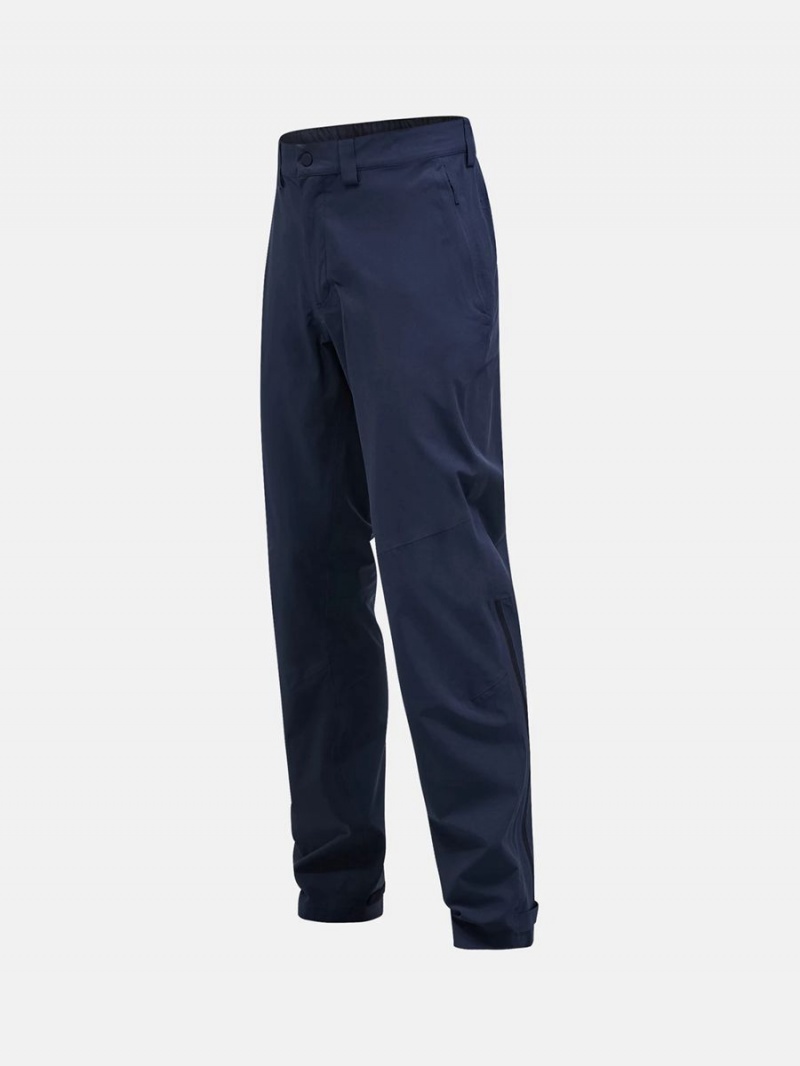 Peak Performance 3-Layer Men's Ski Pants Navy | ZND78-934