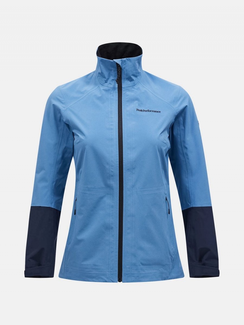 Peak Performance 3-Layer Women's Ski Jacket Blue / Navy | EVA82-329