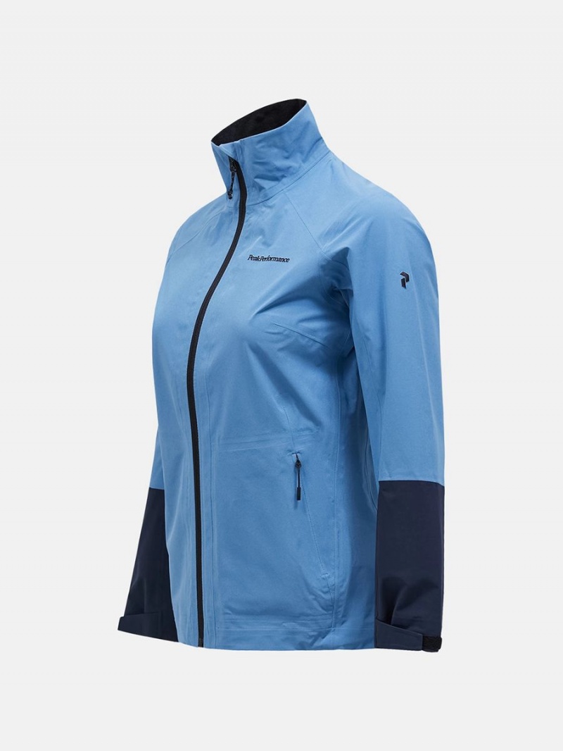 Peak Performance 3-Layer Women's Ski Jacket Blue / Navy | EVA82-329