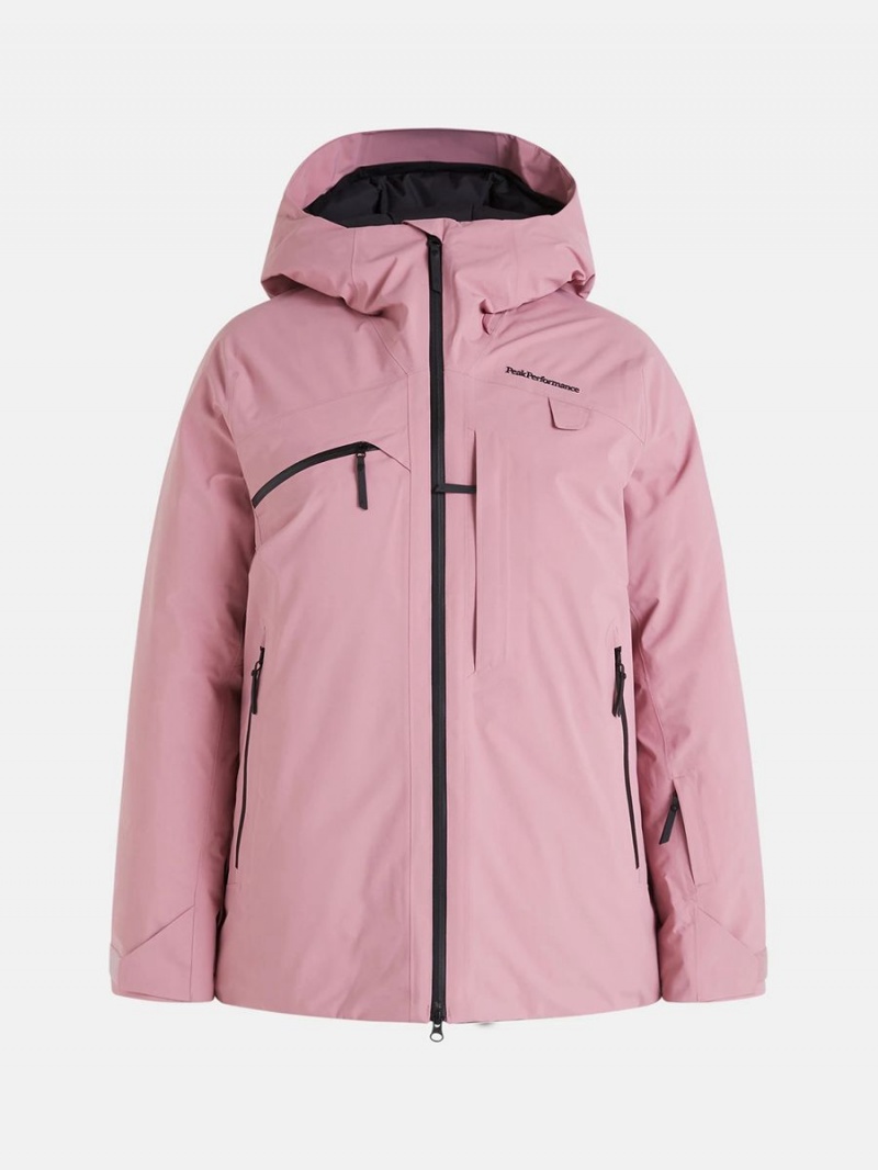 Peak Performance Alpine GTX Ski Women\'s Down Jacket Pink | MNL68-069