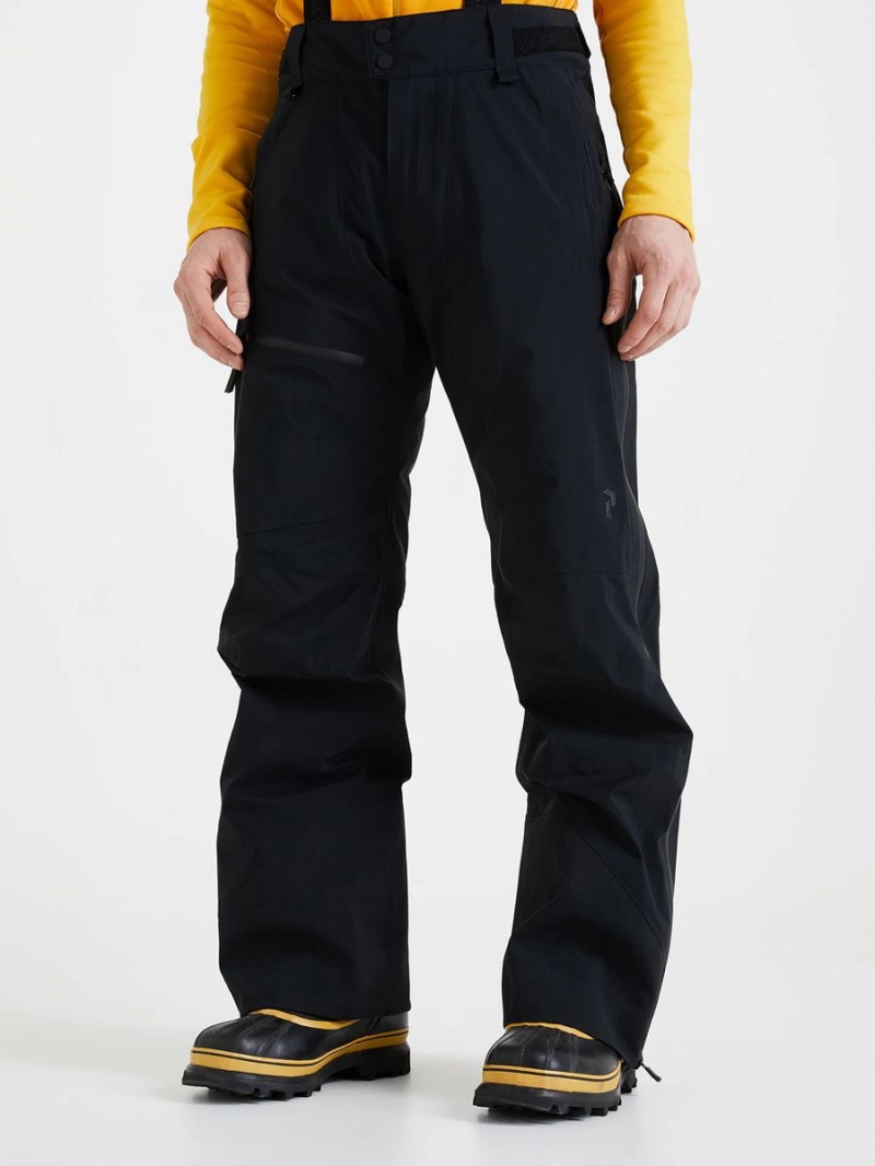 Peak Performance Alpine Gore-Tex 3L Men's Ski Pants Black | BPF07-316