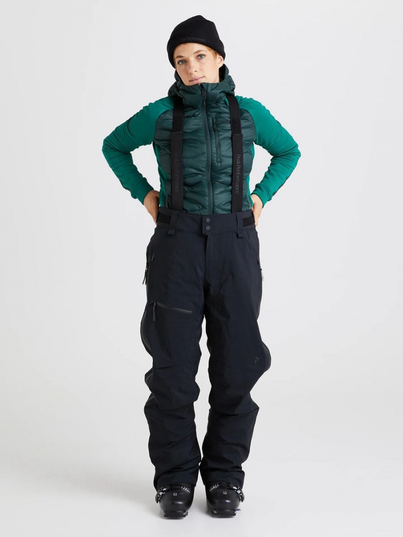 Peak Performance Alpine Gore-Tex 3L Women's Ski Pants Black | IQI09-983