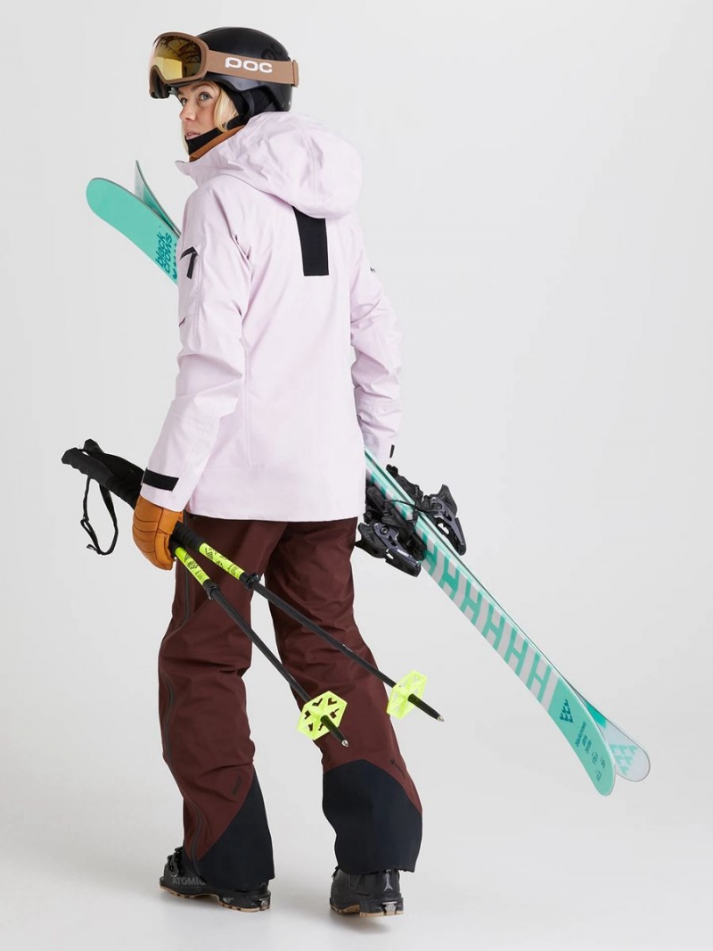 Peak Performance Alpine Gore-Tex 3L Women's Ski Jacket Pink | ZIM14-194