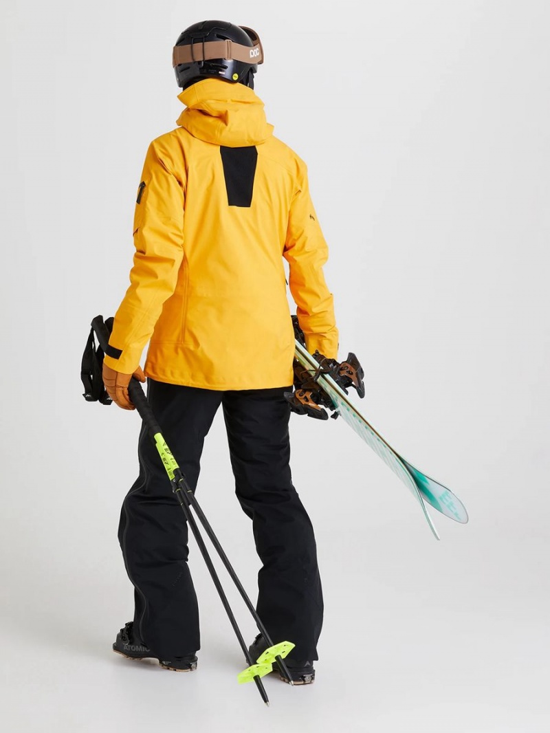 Peak Performance Alpine Gore-Tex 3L Women's Ski Jacket Yellow | GXL95-247