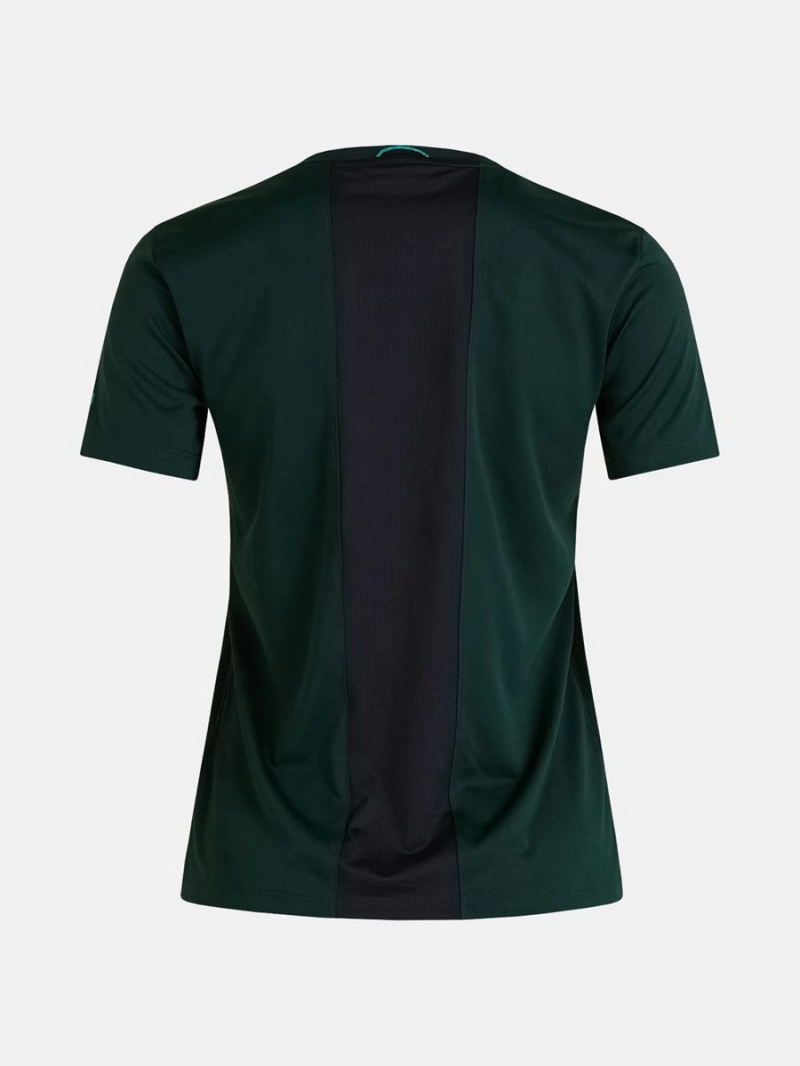 Peak Performance Alum Light Short Sleeve Women's T-Shirt Green | MBY32-146