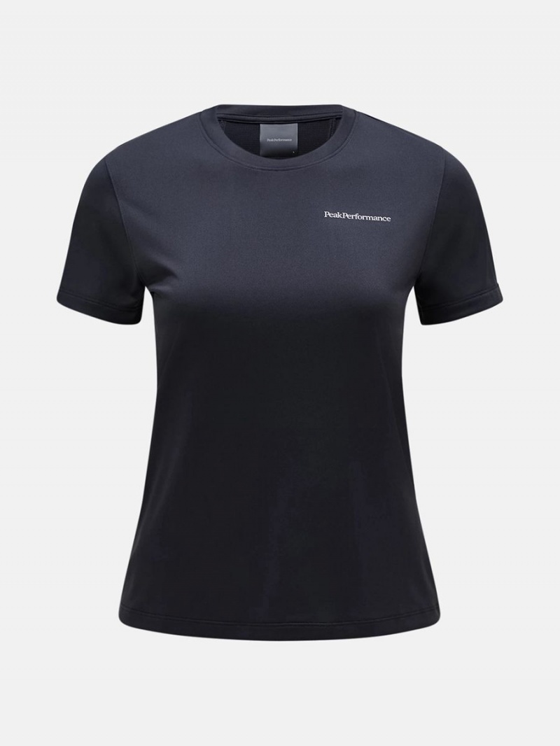 Peak Performance Alum Light Short Sleeve Women's T-Shirt Black | TJK13-551