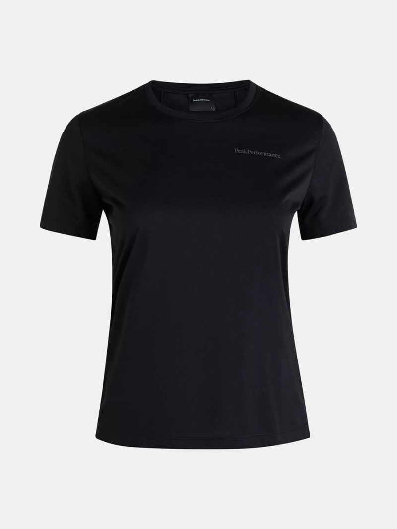 Peak Performance Alum Light Short Sleeve Women's T-Shirt Black | BKW98-888