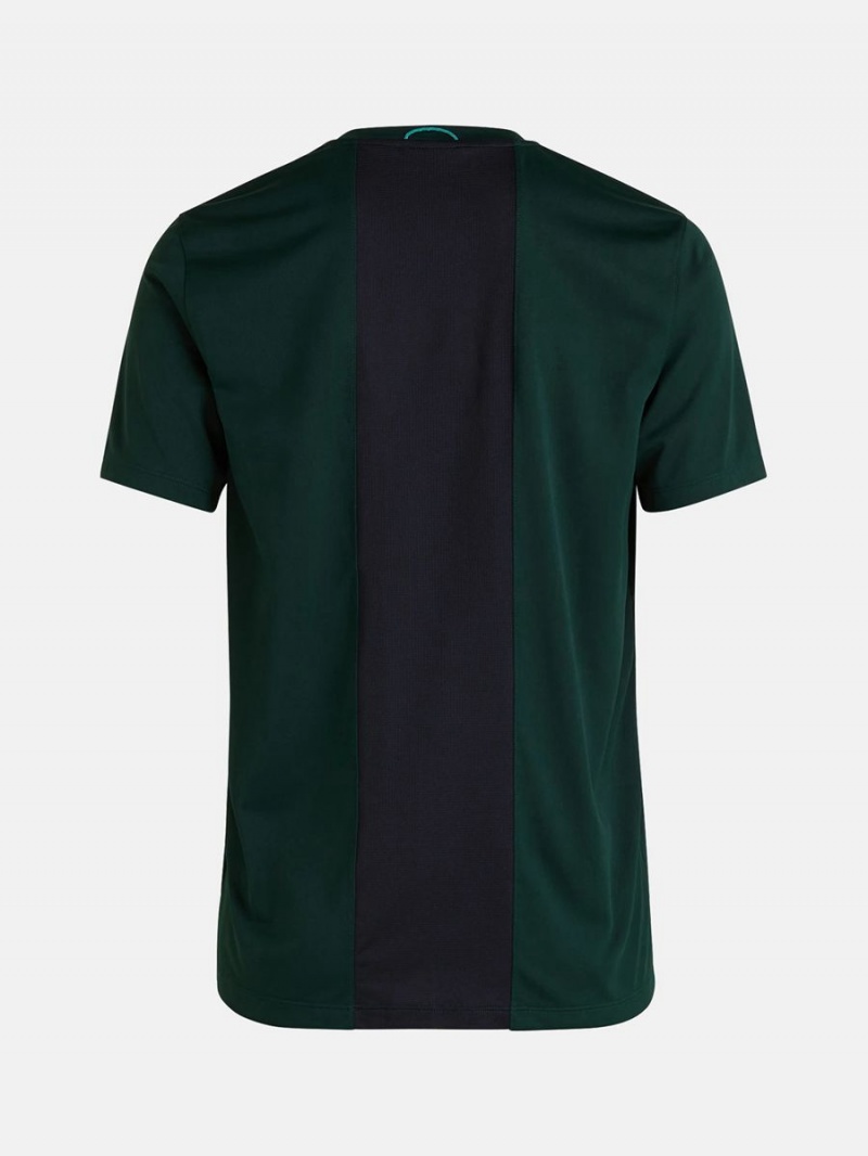 Peak Performance Alum Light Short Sleeve Men's T-Shirt Green | UWE76-492