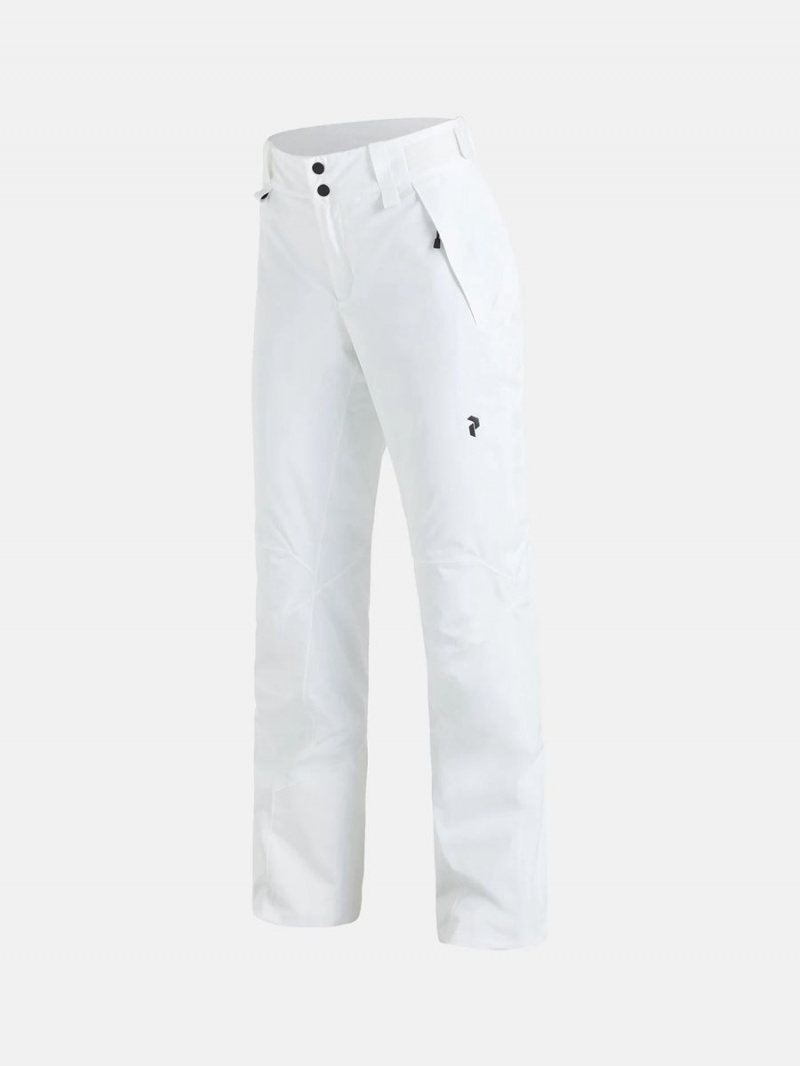 Peak Performance Anima Insulated 2L Women's Ski Pants White | TYK35-778