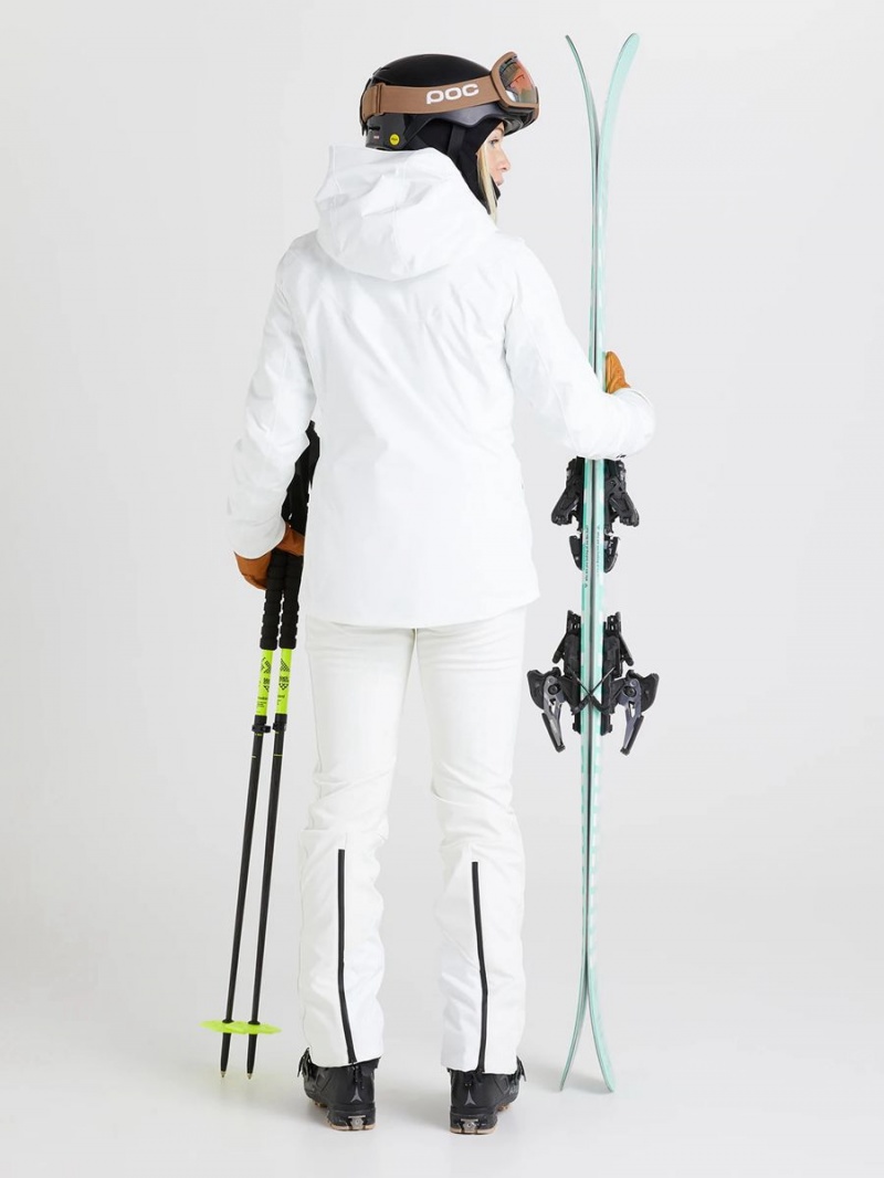 Peak Performance Anima Insulated 2L Women's Ski Jacket White | XJR11-520