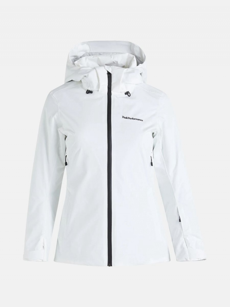 Peak Performance Anima Insulated 2L Women\'s Ski Jacket White | XJR11-520