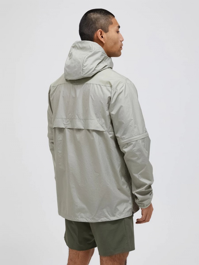 Peak Performance Anorak Men's Wind Jacket Green | ZBE55-248