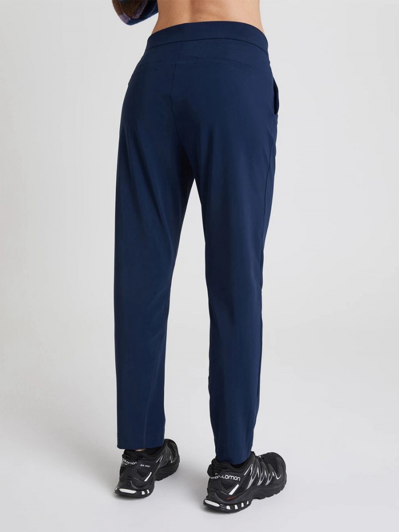 Peak Performance Any Jersey Women's Pants Navy | LLS41-291