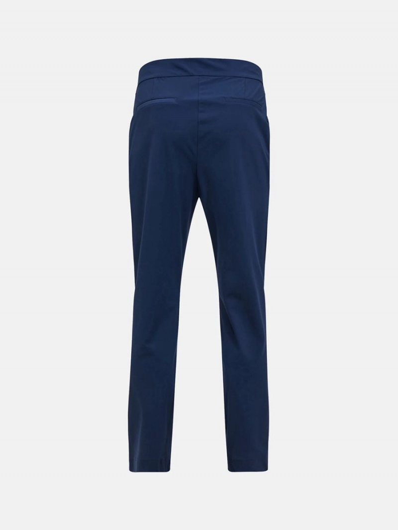 Peak Performance Any Jersey Women's Pants Navy | LLS41-291