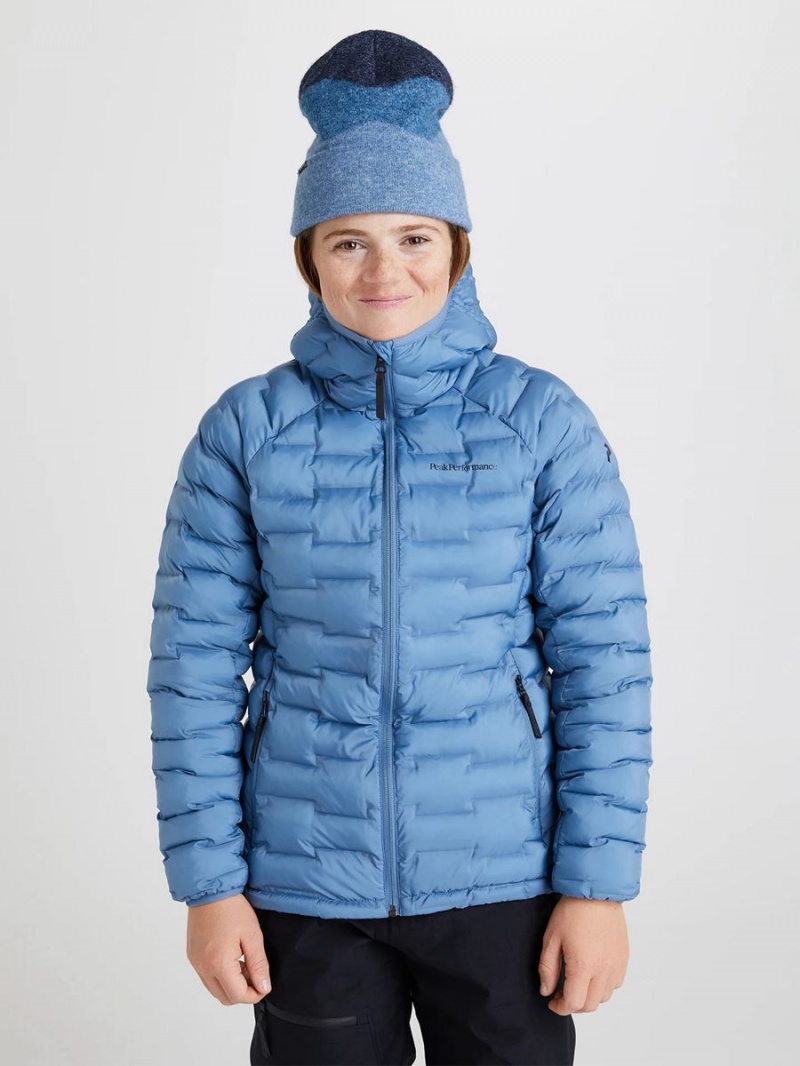 Peak Performance Argon Light Women's Jacket Blue | KUZ45-634