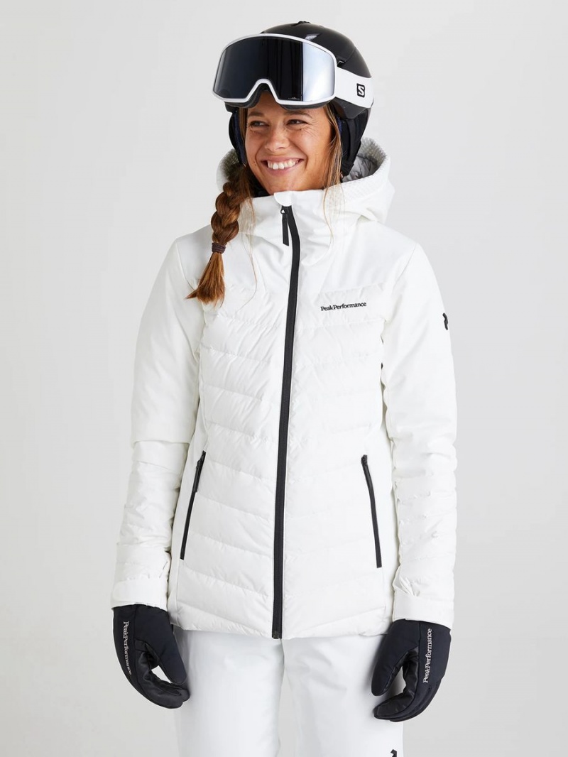 Peak Performance Blackfire Women's Down Jacket White | PLN38-218