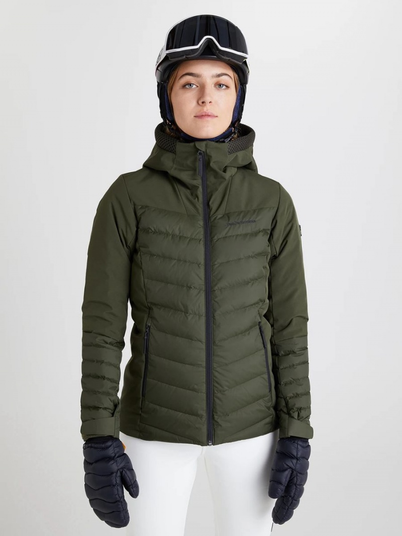 Peak Performance Blackfire Women's Down Jacket Green / Olive | PFM34-717