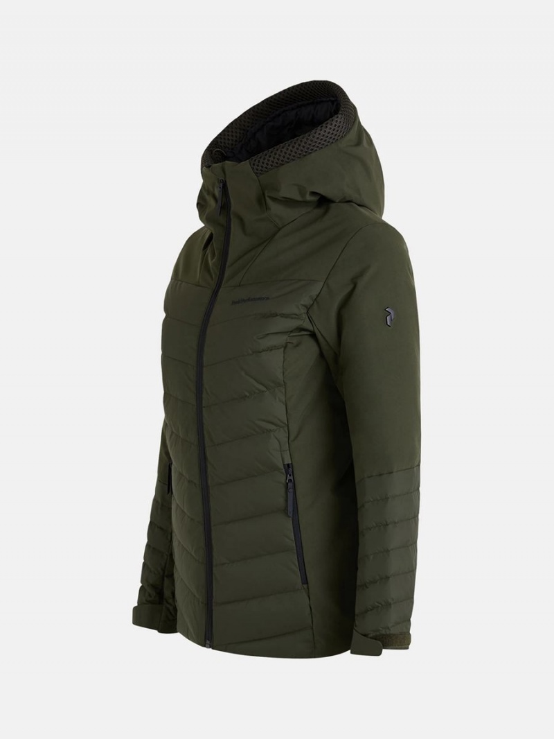 Peak Performance Blackfire Women's Down Jacket Green / Olive | PFM34-717