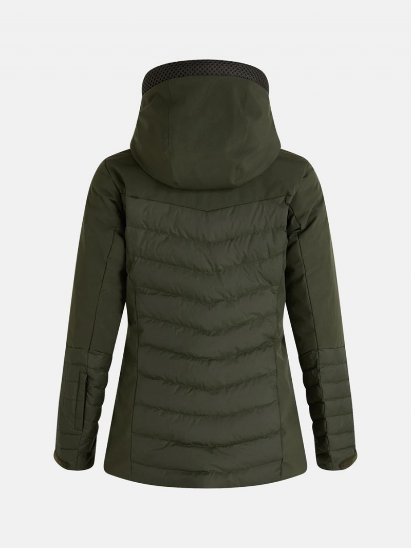 Peak Performance Blackfire Women's Down Jacket Green / Olive | PFM34-717