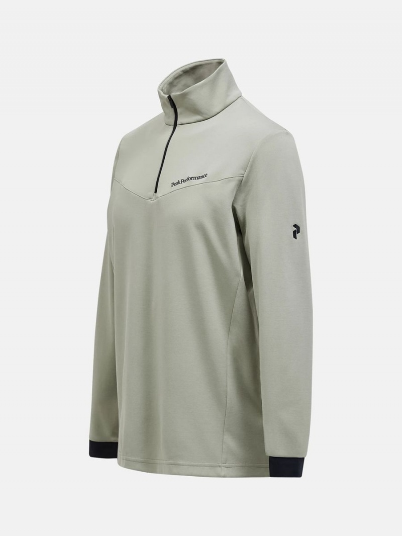 Peak Performance Chase Half Zip Men's Top Green | LPQ52-482