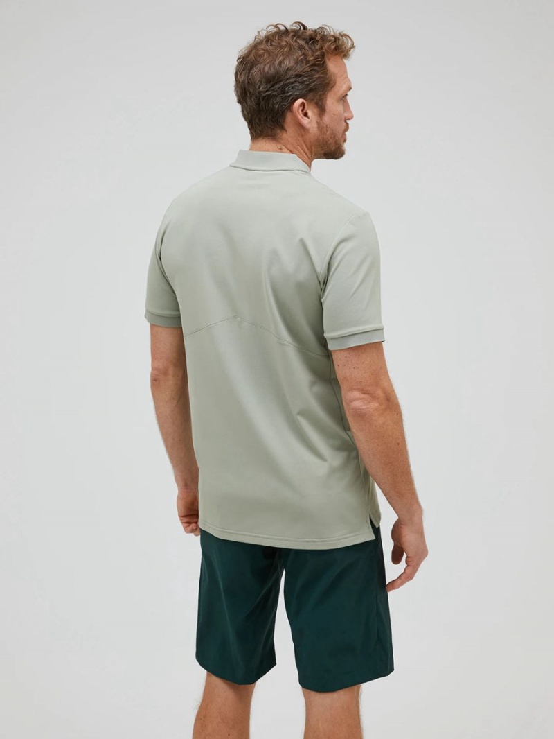 Peak Performance Chase Men's Polo Shirt Green | WIB10-621