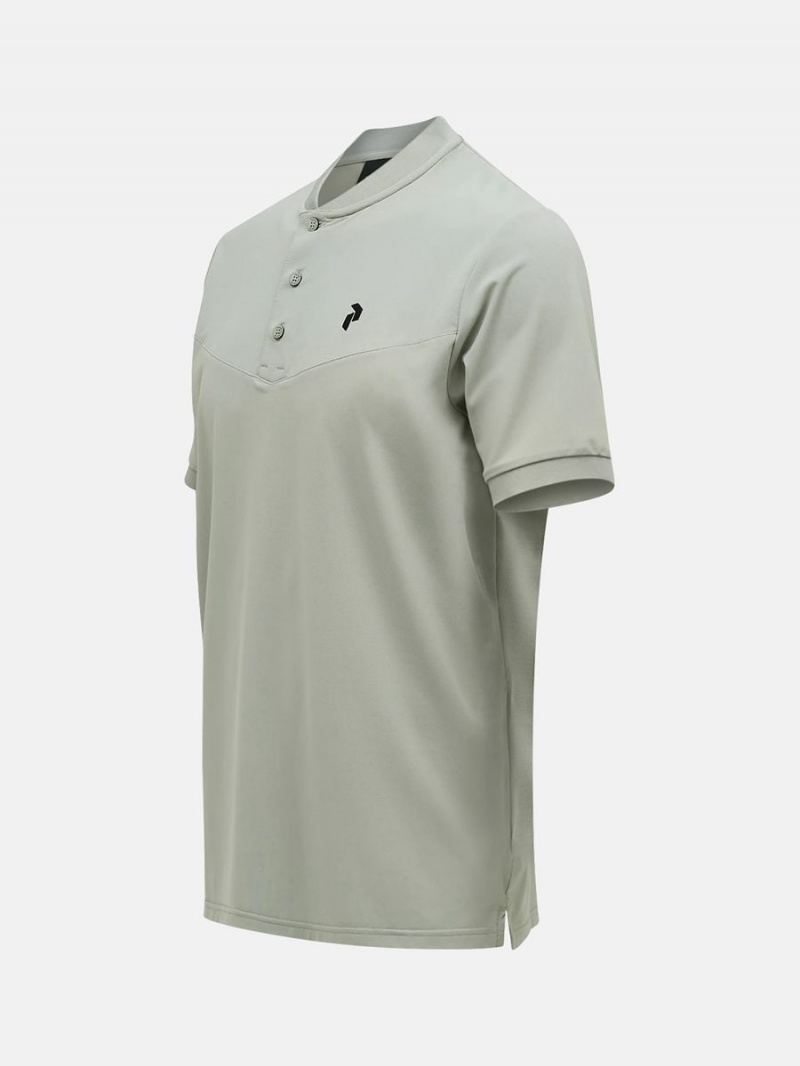 Peak Performance Chase Men's Polo Shirt Green | WIB10-621