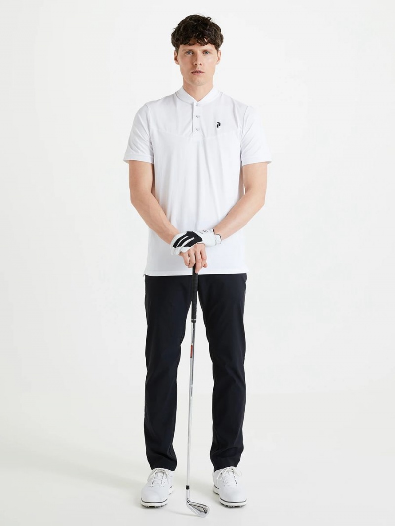 Peak Performance Chase Men's Polo Shirt White | VHC93-275